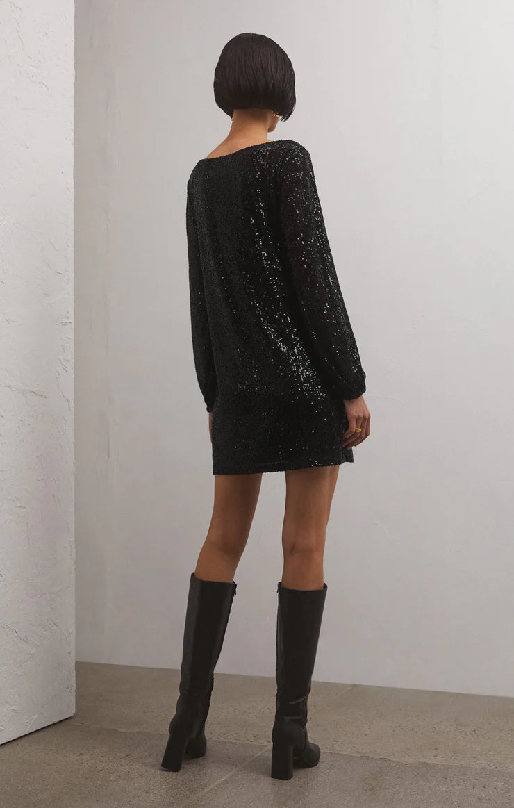 Sale Andromeda Sequin Dress Black