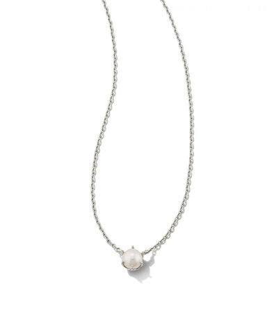 Ashton Pearl Necklace Silver