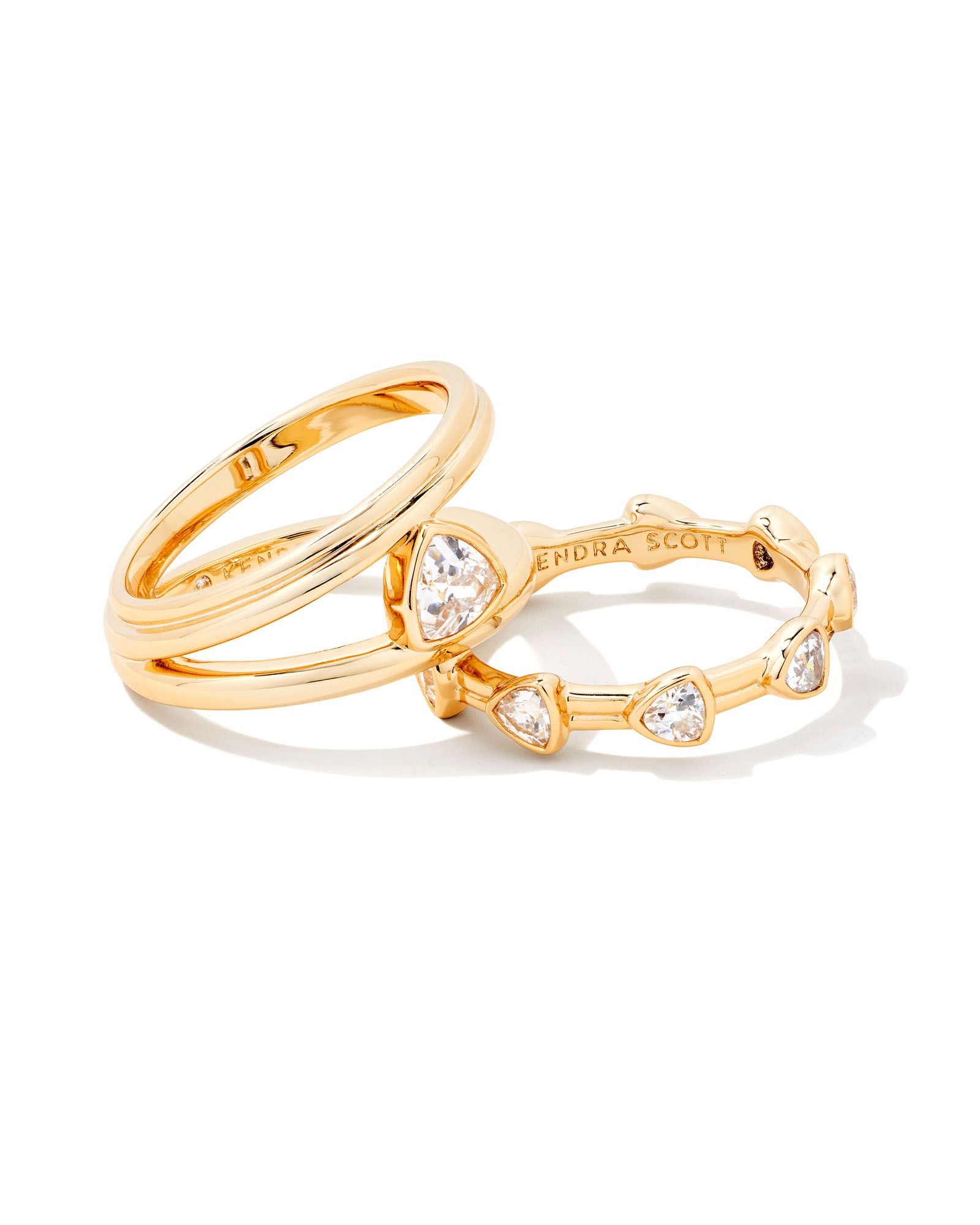 Sale Arden Triple Ring Set Gold or Silver