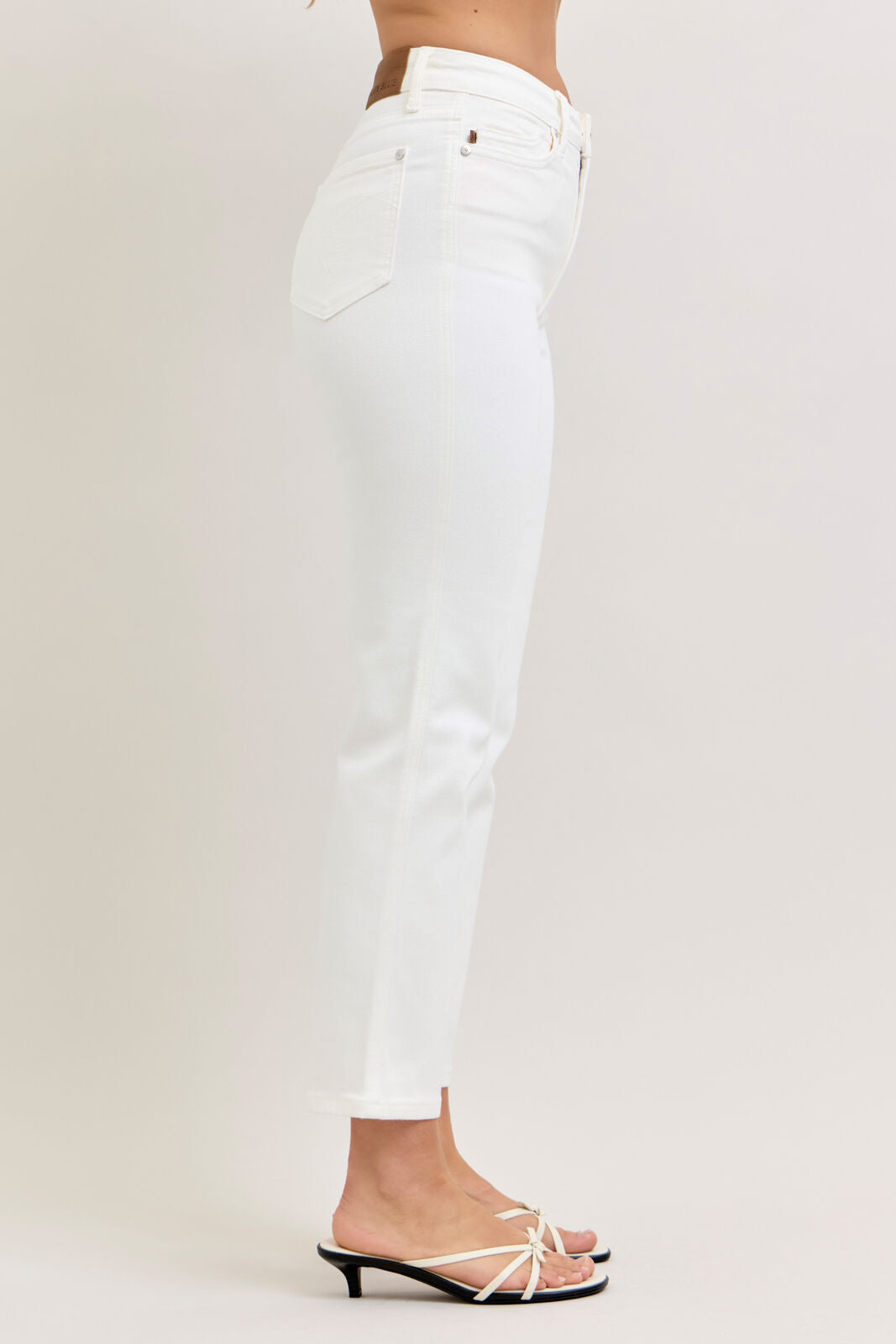 High-Rise Tummy Control Ankle Straight