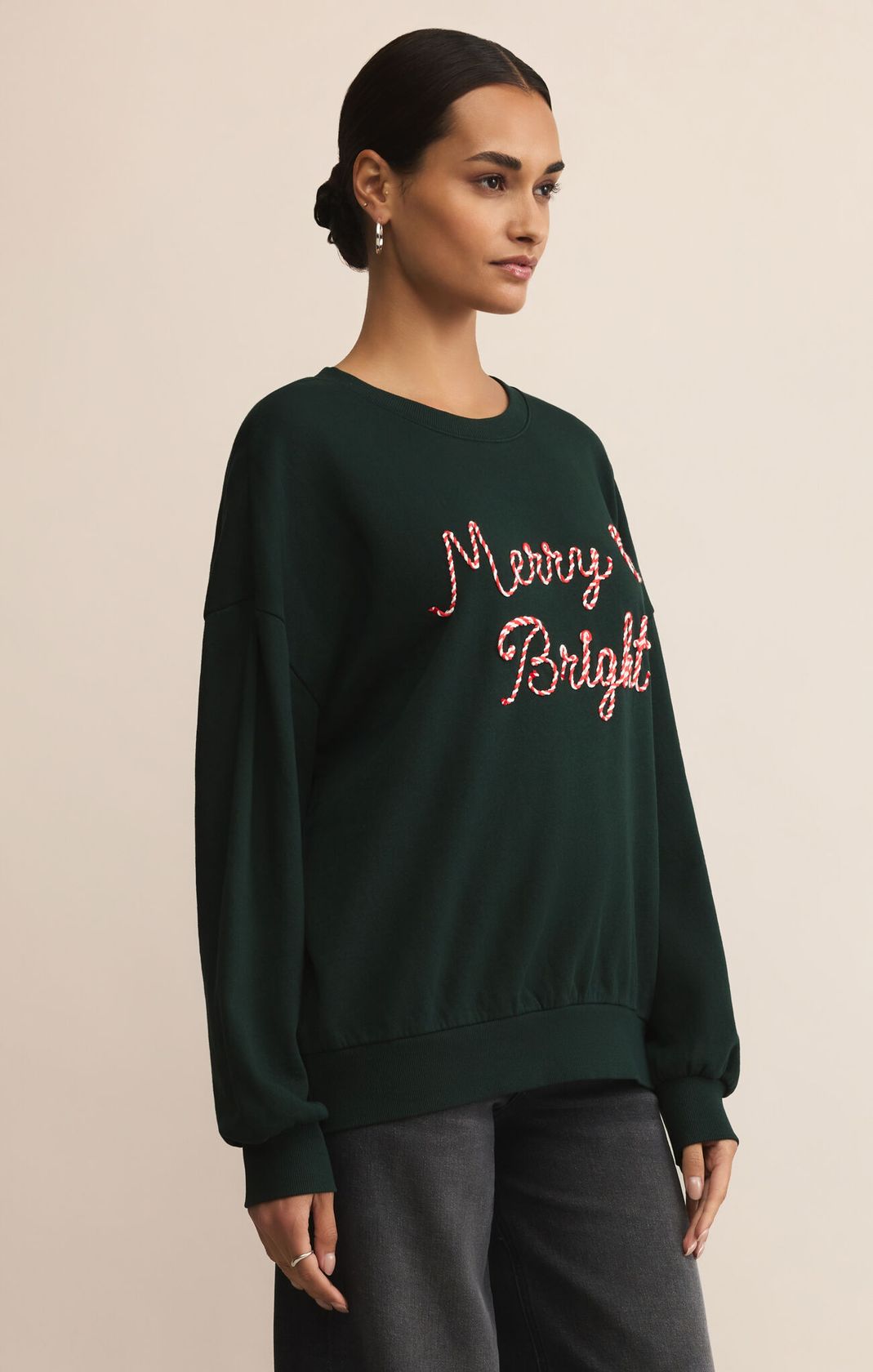 Bright Sunday Sweatshirt Garland Green