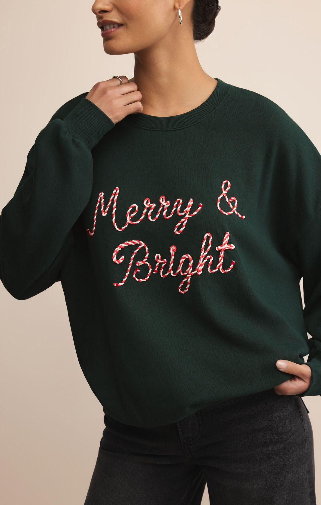 Bright Sunday Sweatshirt Garland Green