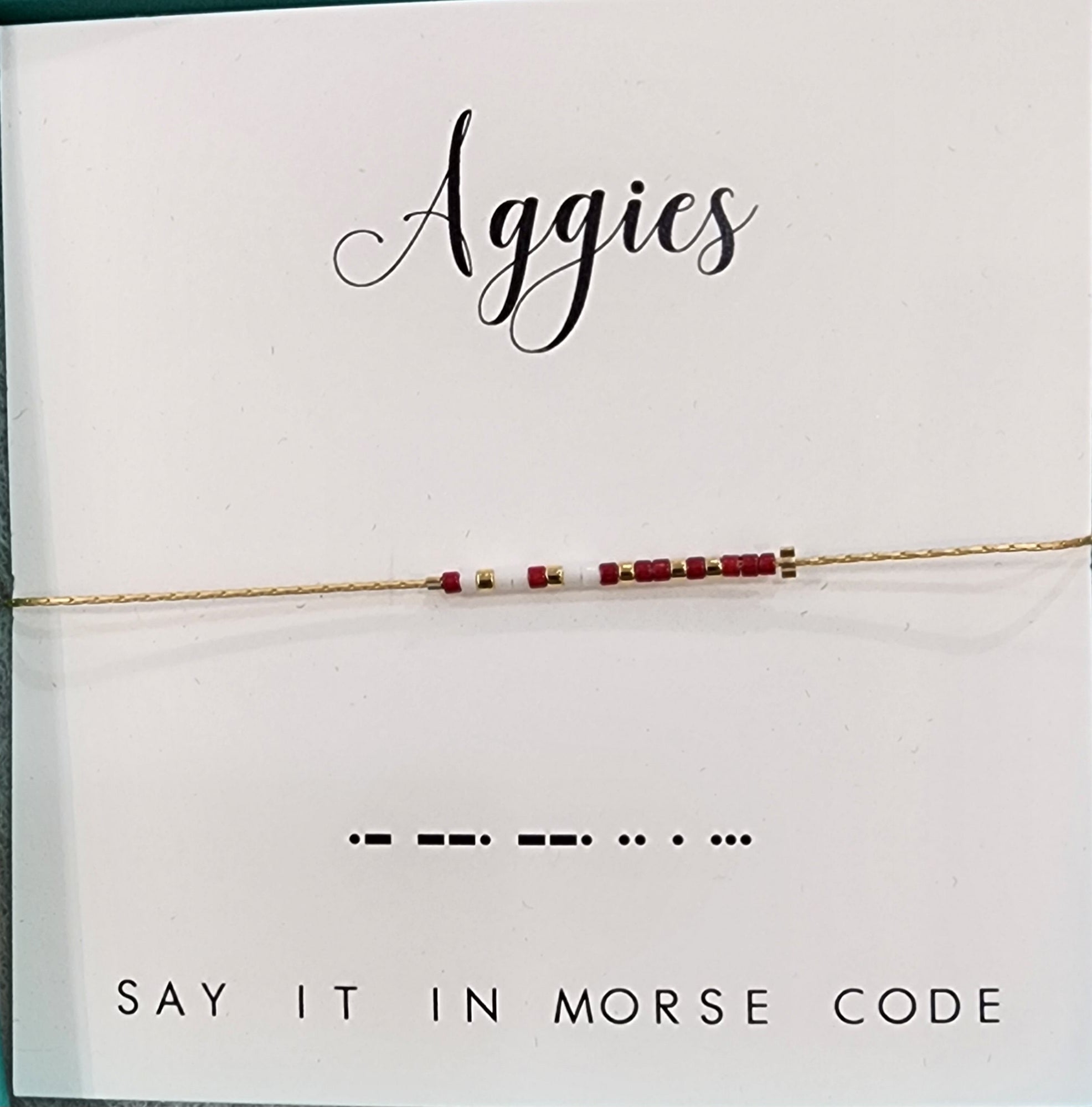 Aggies Dot & Dash Bracelet