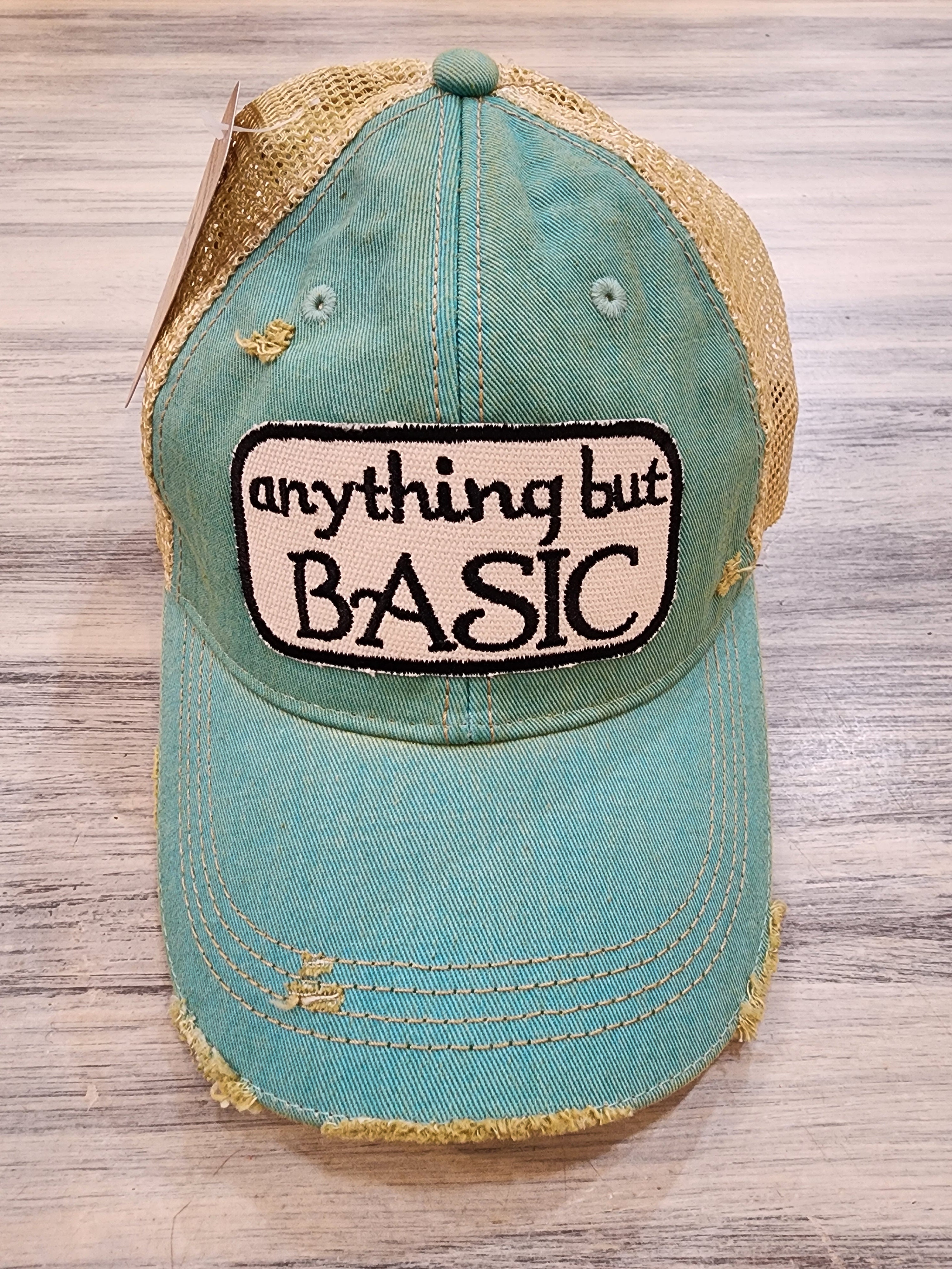 Anything But Basic Baseball Hat