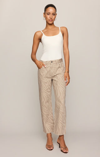 The Off Duty Bowed Ankle Jeans Zebra Soaptsone