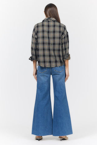 Adrianna Shirt Midnight Lecture Plaid