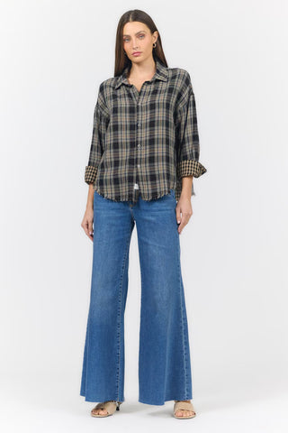 Adrianna Shirt Midnight Lecture Plaid