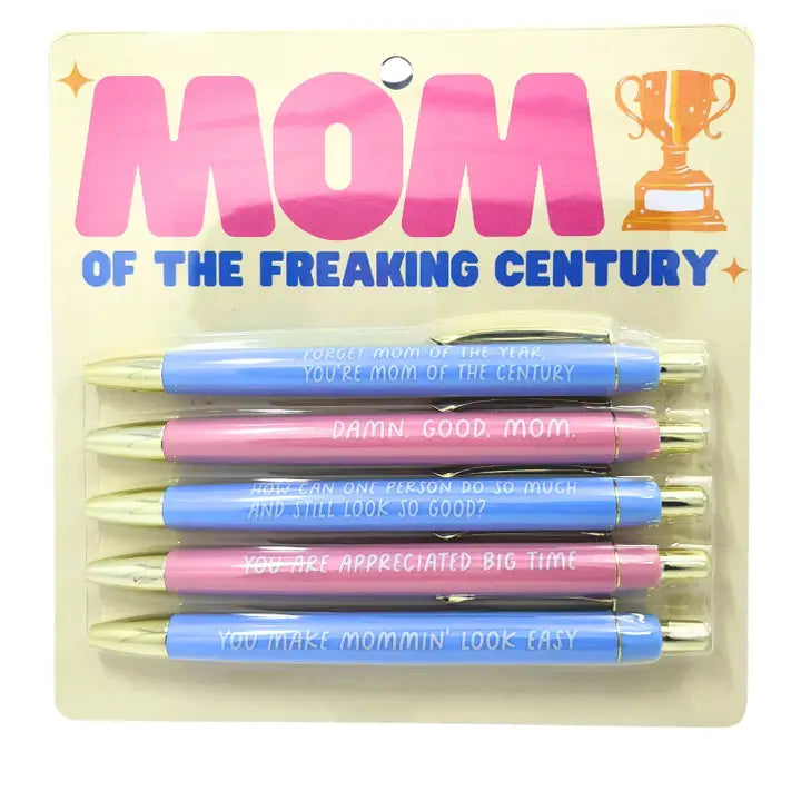Mom of the Freaking Century Pen Sets