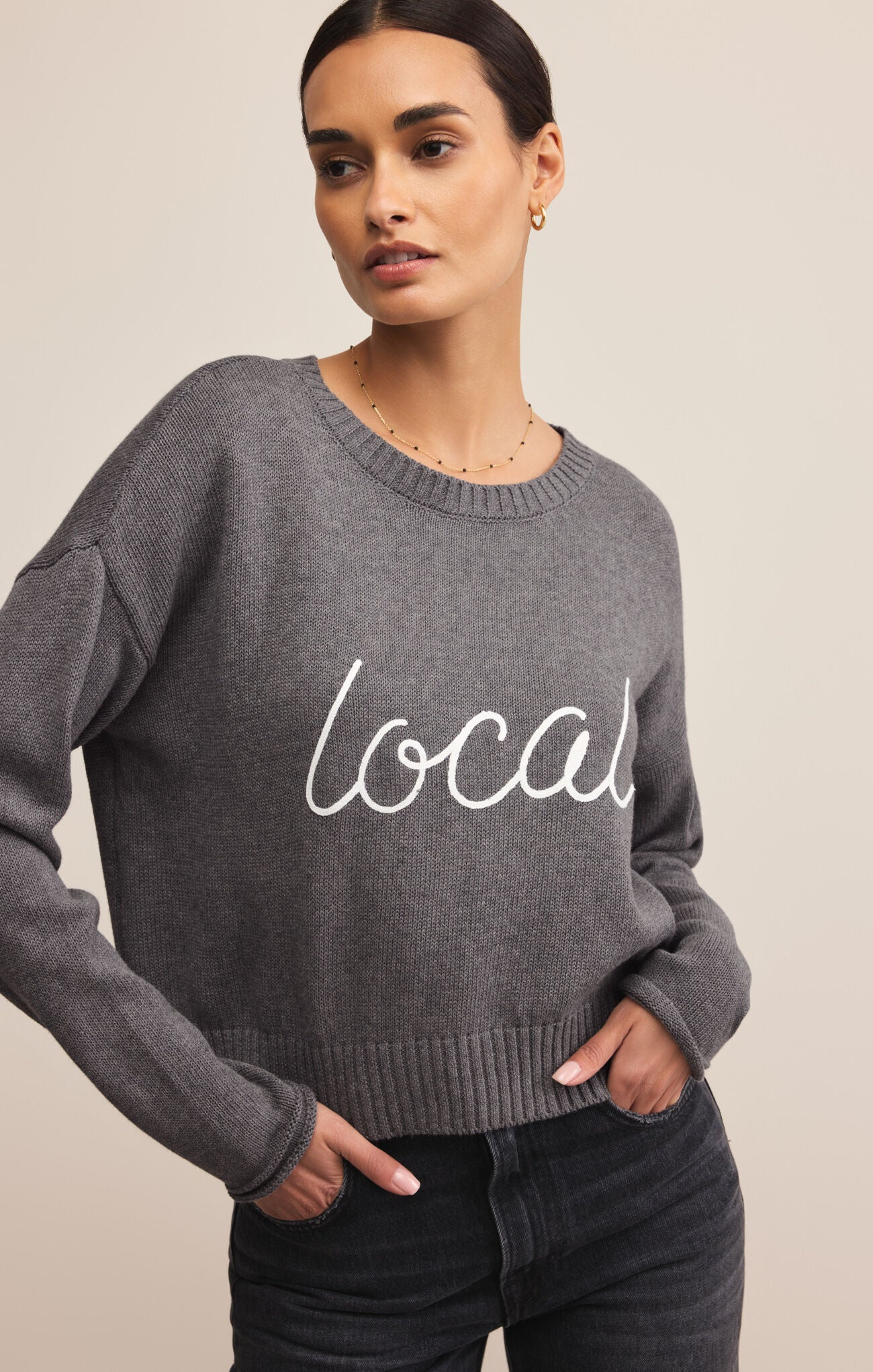 Sienna Local Sweater Heather Grey