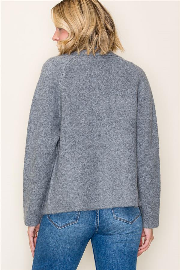 Heavy Sweater Jacket w/Pockets