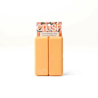 Crush Home - Personal Care Peach Everything's Fine Pill & Vitamin Case 4 Colors