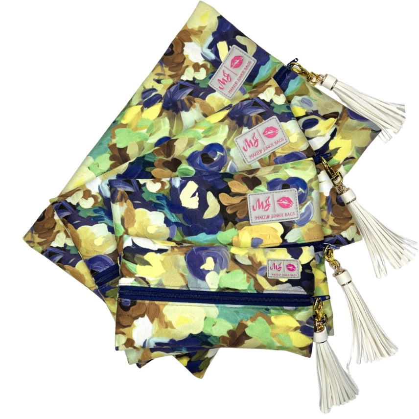 Makeup Junkie Bags 4 sizes - Meadow Mint