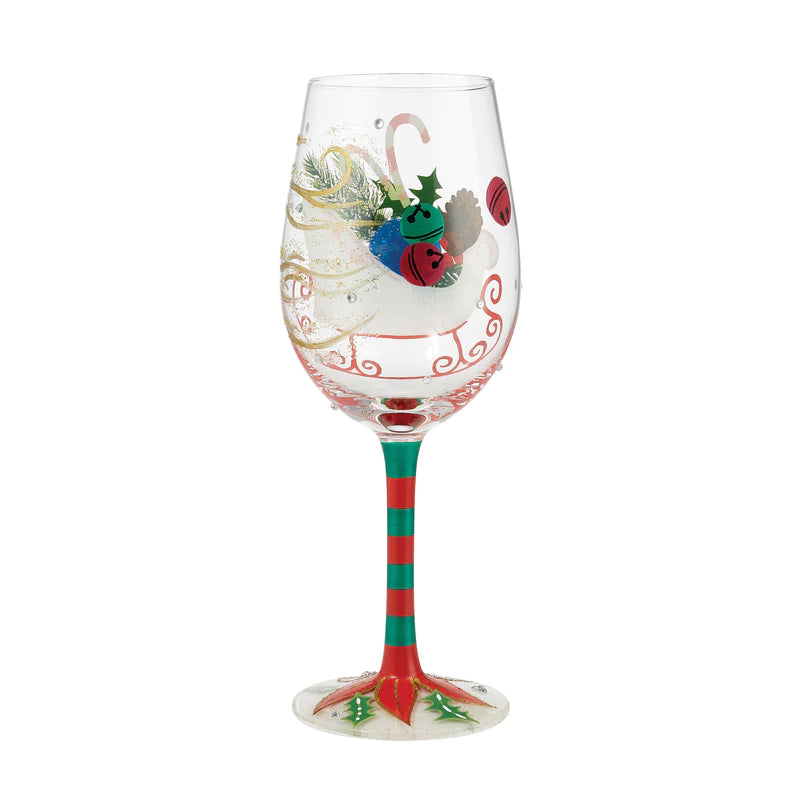 Sale Holiday Lolita Wine Glass Holiday Wishes