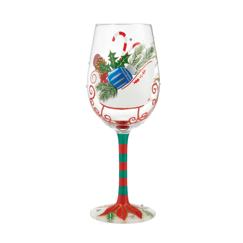 Sale Holiday Lolita Wine Glass Holiday Wishes