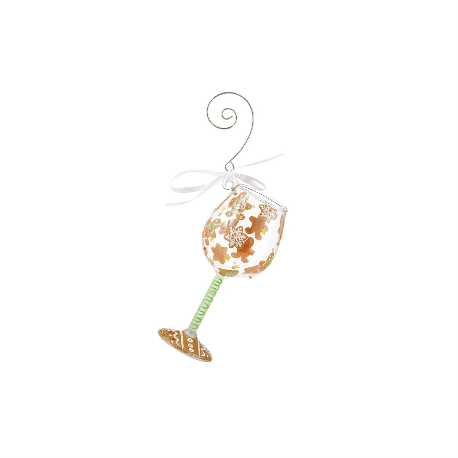 Sale Lolita Gingerbread dreams Mini Wine Glass Ornament