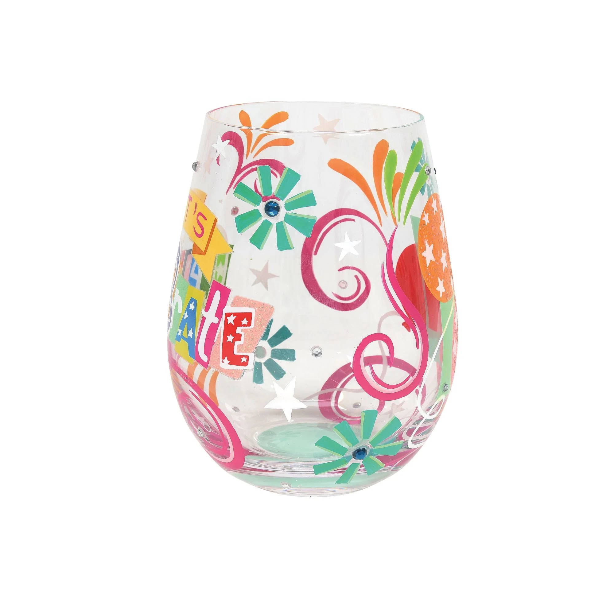 Lolita Stemless Wine Glasses  Let's Celebrate