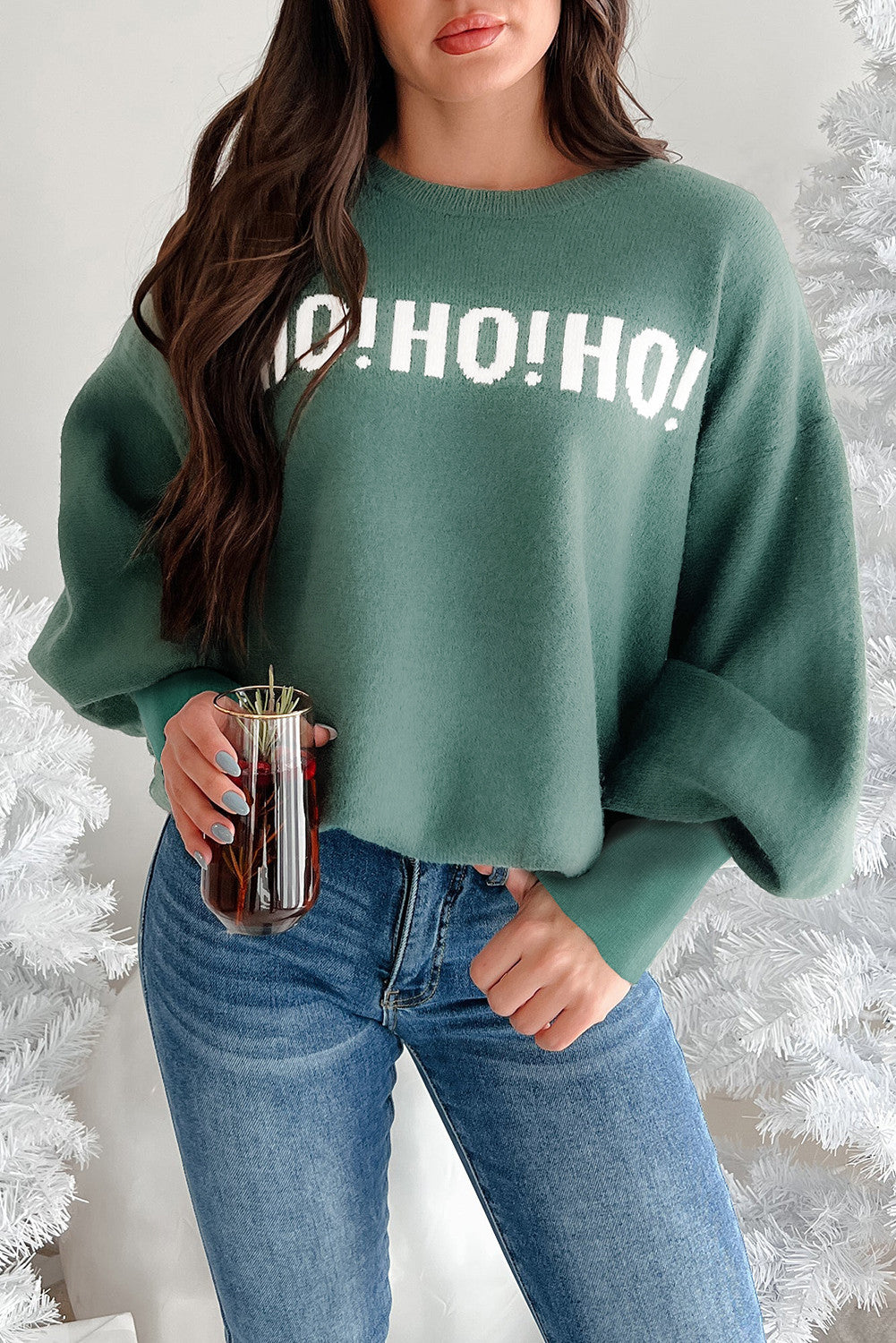 Ho Ho Ho Merry Loose Sweater RTS
