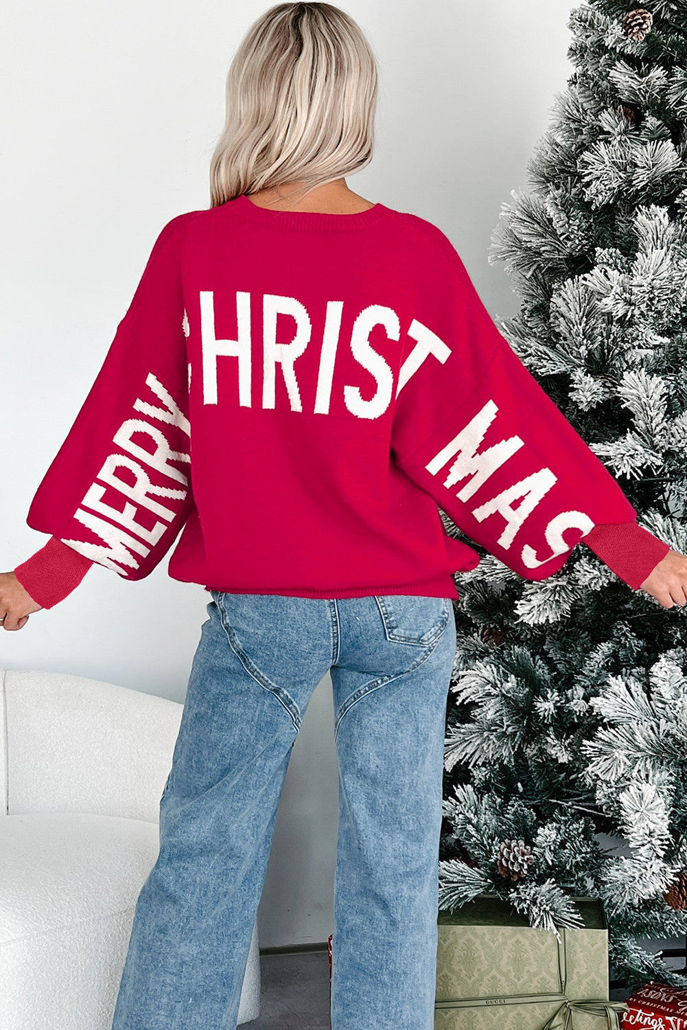 Ho Ho Ho Merry Loose Sweater RTS