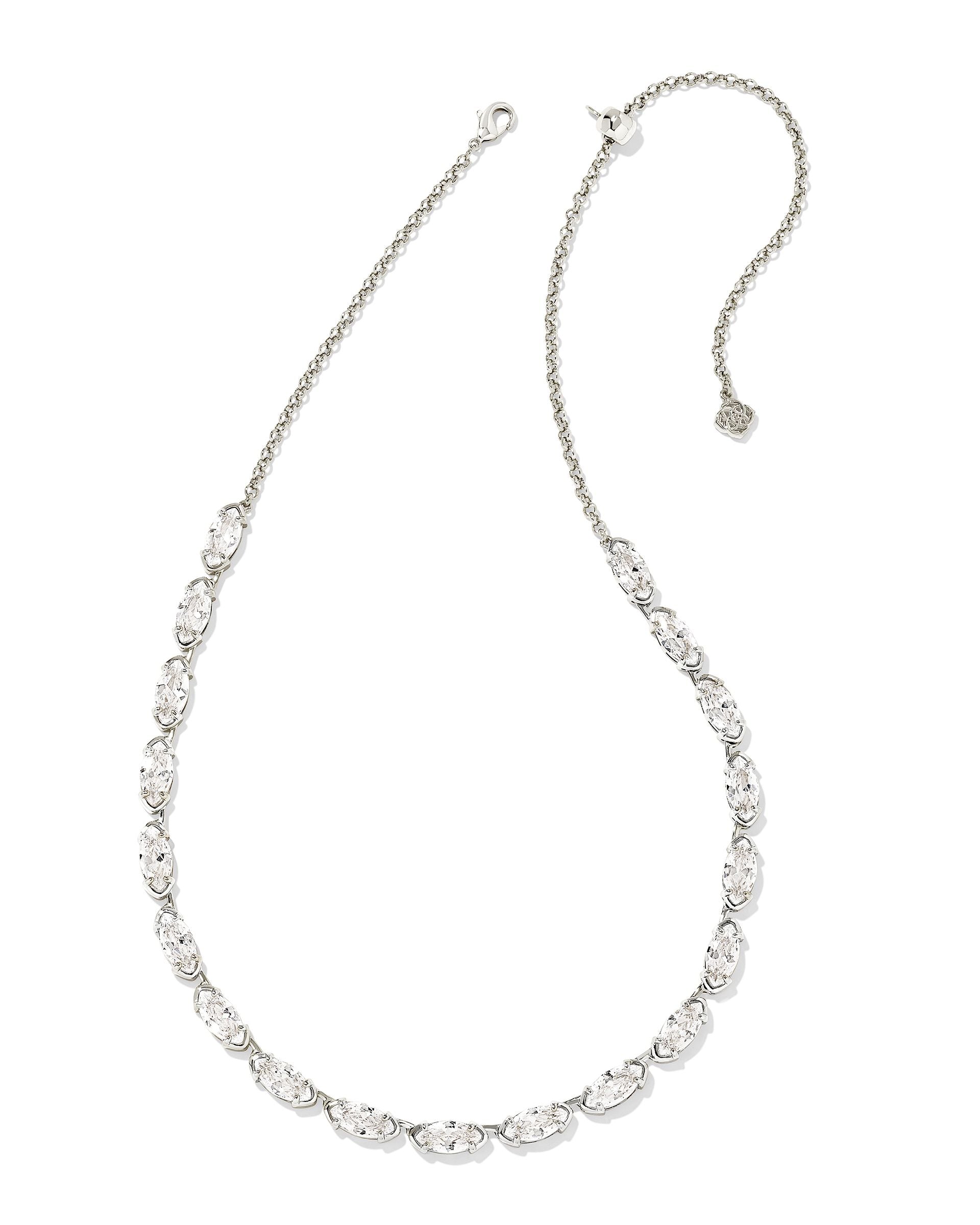 Genevieve Strand Necklace Silver
