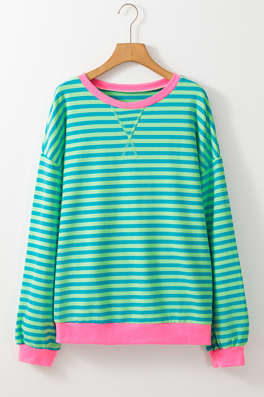 Blue Stripe Oversize Pullover RTS