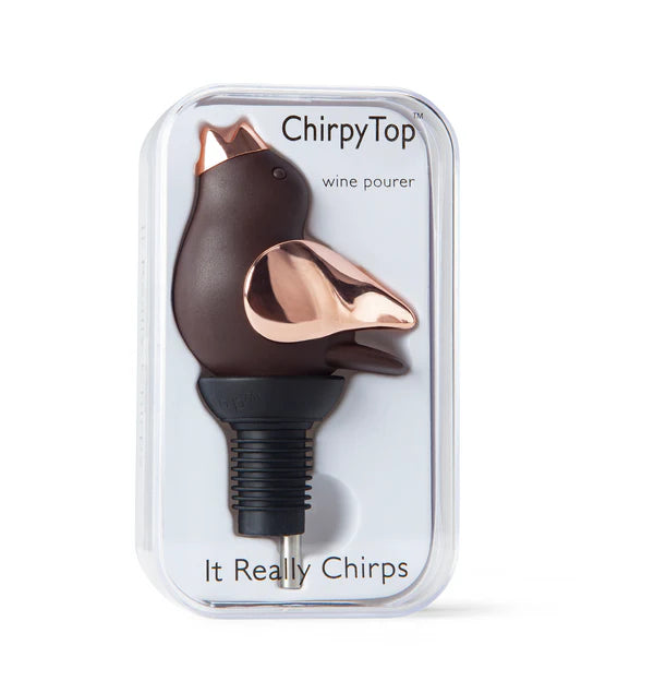 ChirpyTop Wine Pourer Brown/Copper