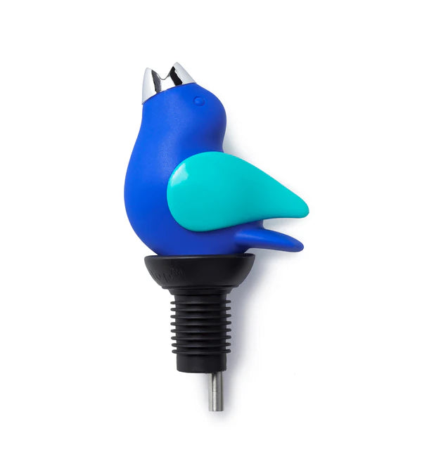 ChirpyTop Wine Pourer Cobalt/Aqua