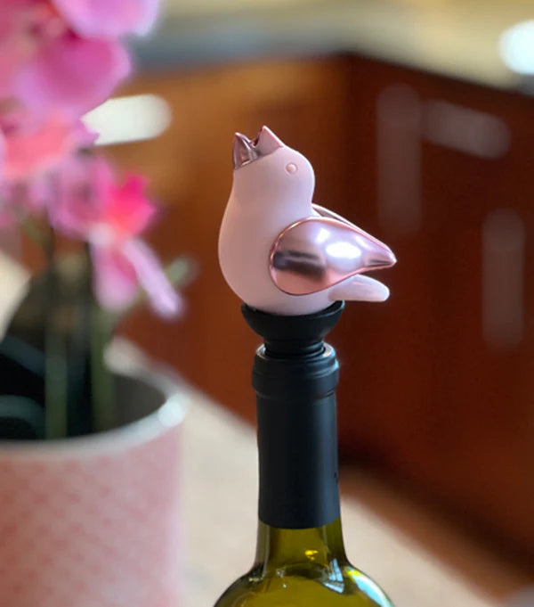 ChirpyTop Wine Pourer Pink/Rose