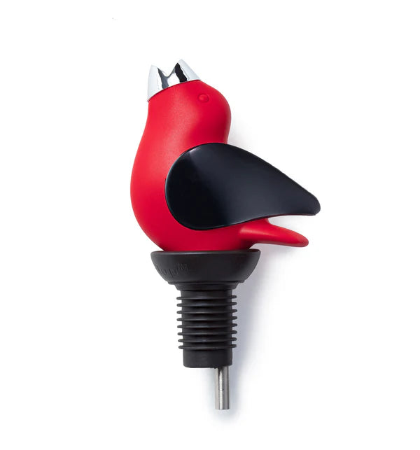 ChirpyTop Wine Pourer Red/Black