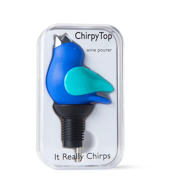 ChirpyTop Wine Pourer Cobalt/Aqua