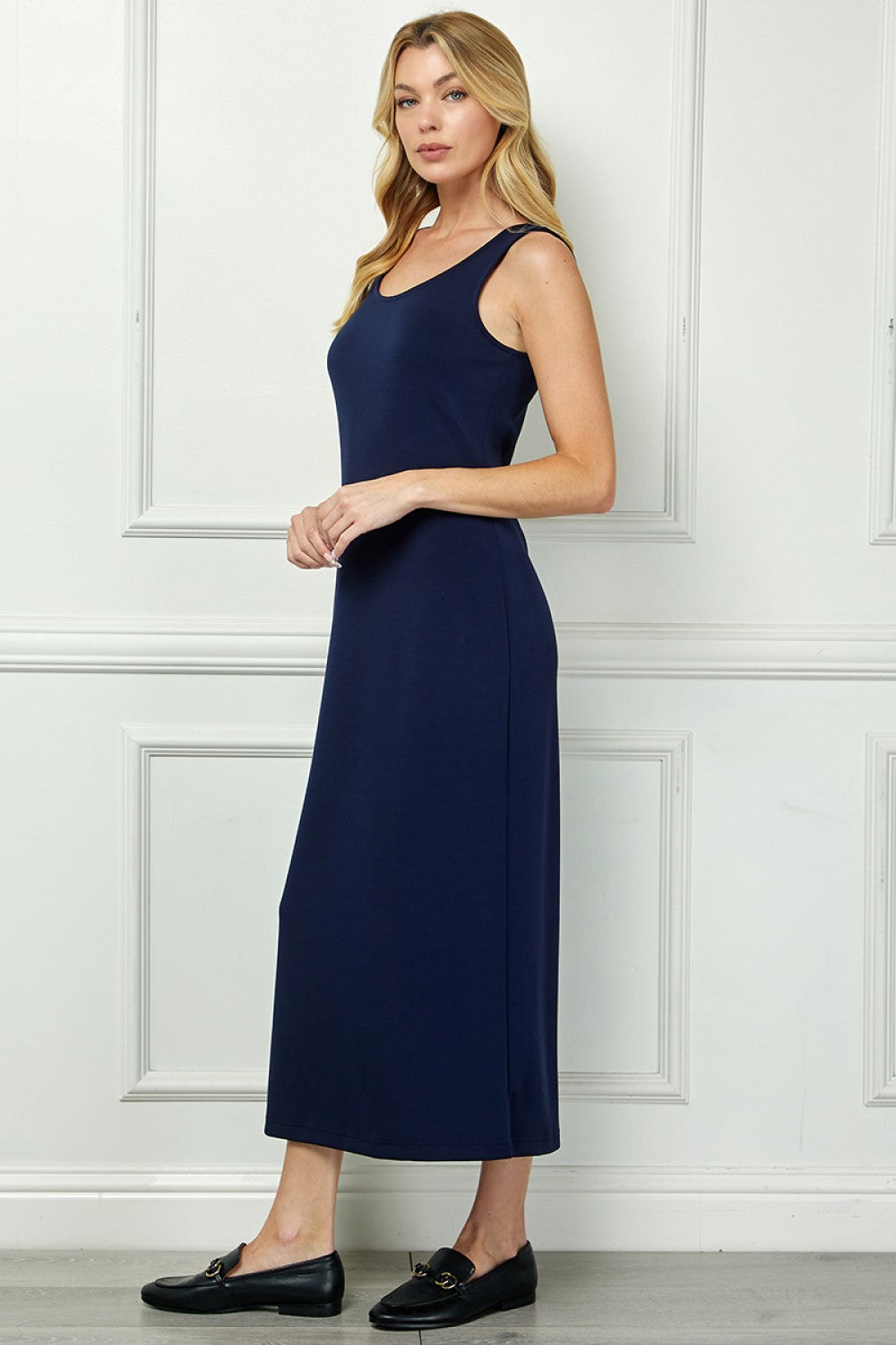 Very Soft 2 Piece Dress Set Navy
