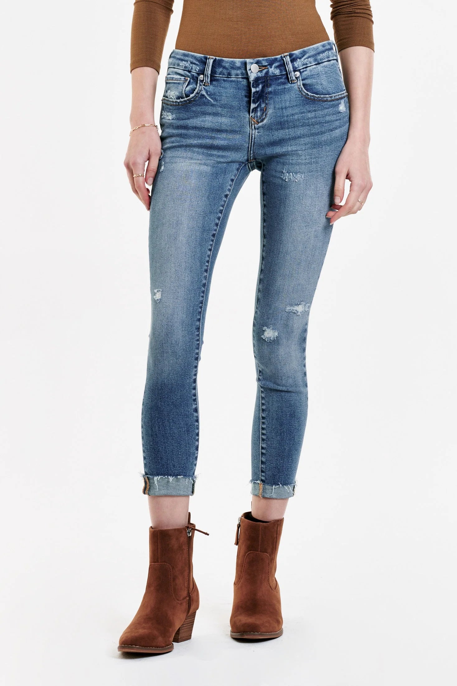 Mid-Rise Joyrich Skinny Jeans Galvestone