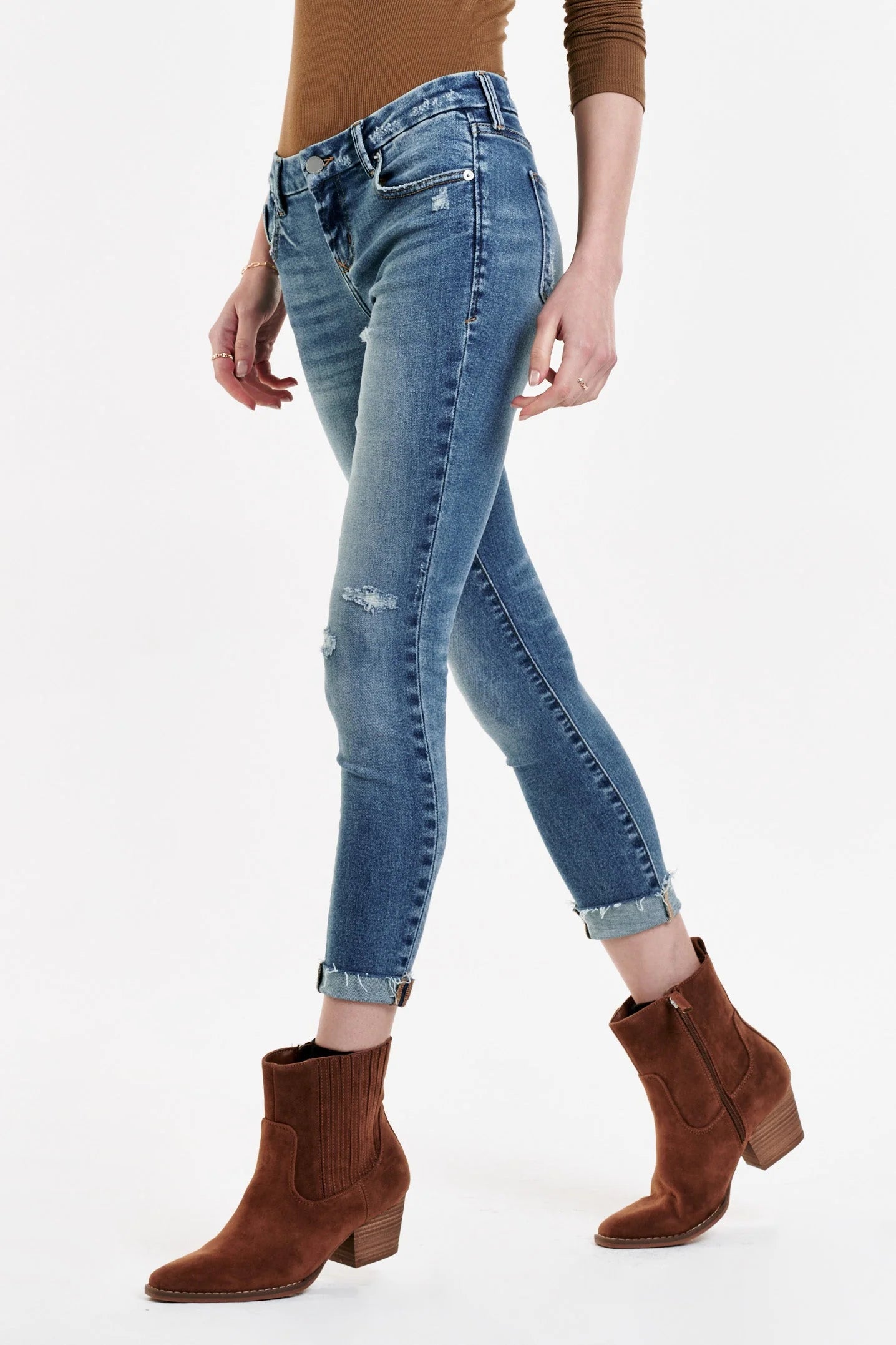 Mid-Rise Joyrich Skinny Jeans Galvestone