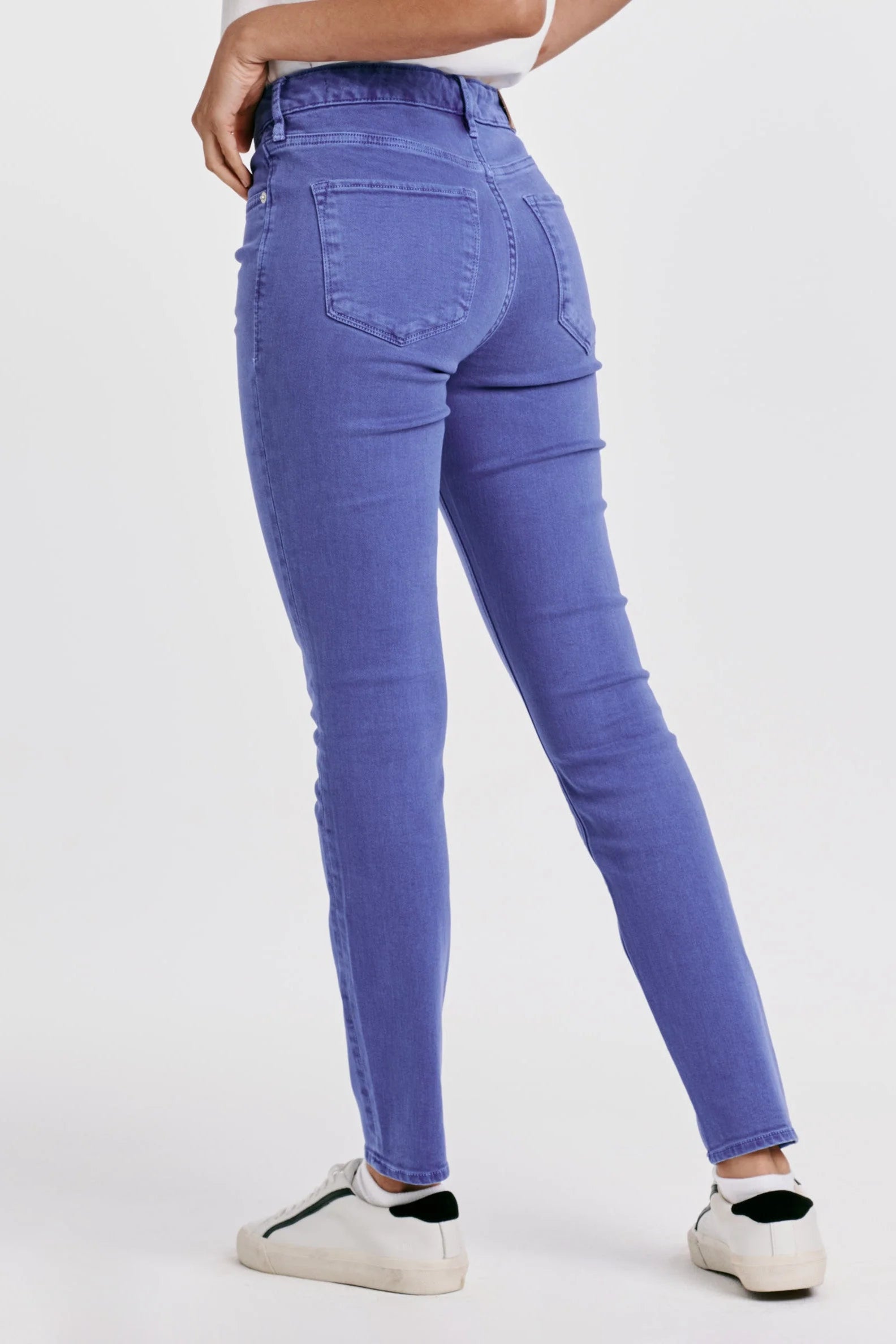 High Rise Gisele Ankle Skinny Jeans  Galactic Cobalt