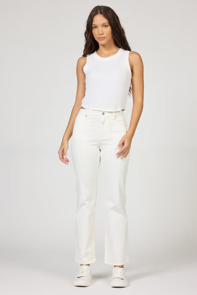 Anika Straight Leg Jeans White