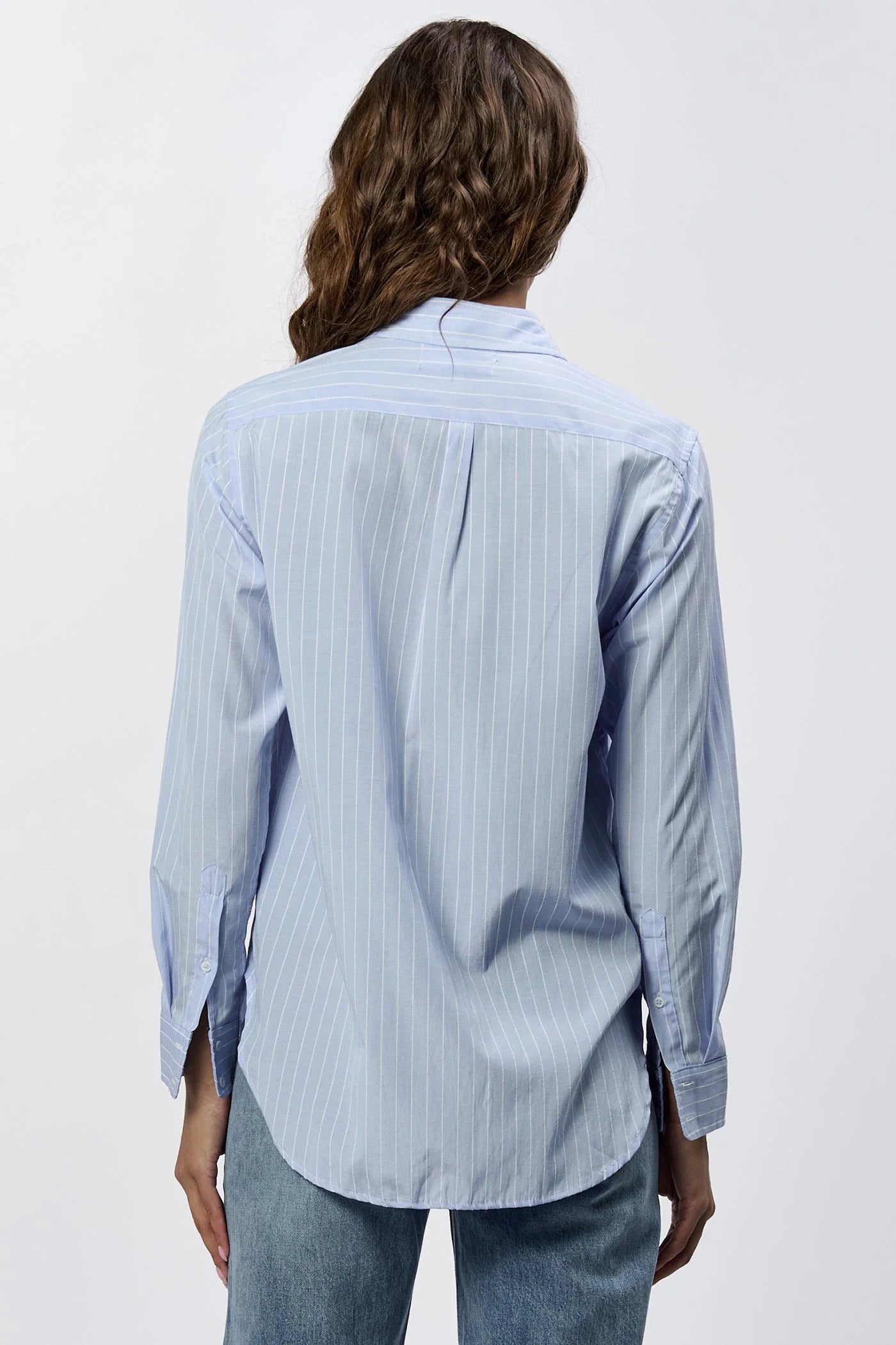 Sale Lolita Button Up Long Sleeve Boyfriend Fit Shirt Skyway