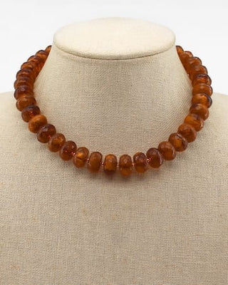 Tortoise Beaded Necklace