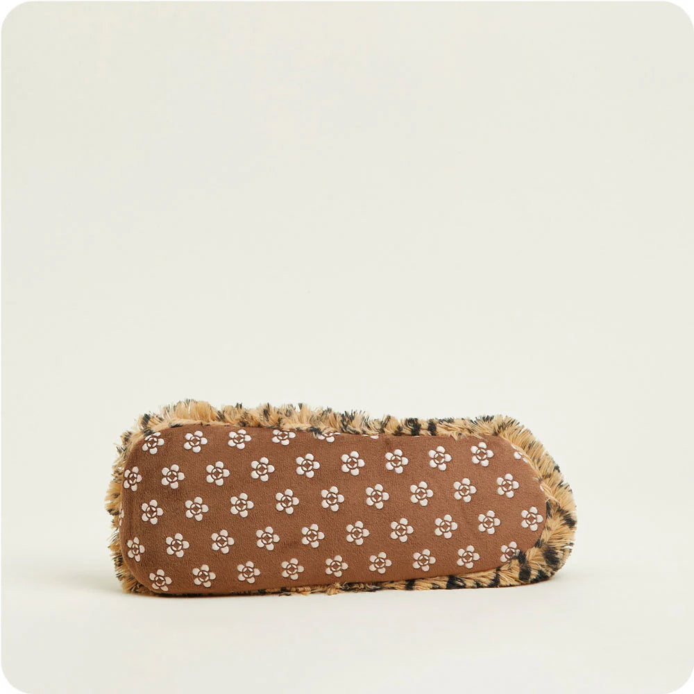 Warmies Slippers Tawny Leopard