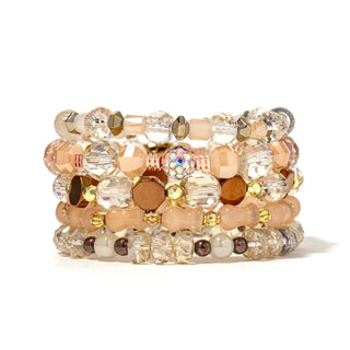 Neutral tone bracelet set