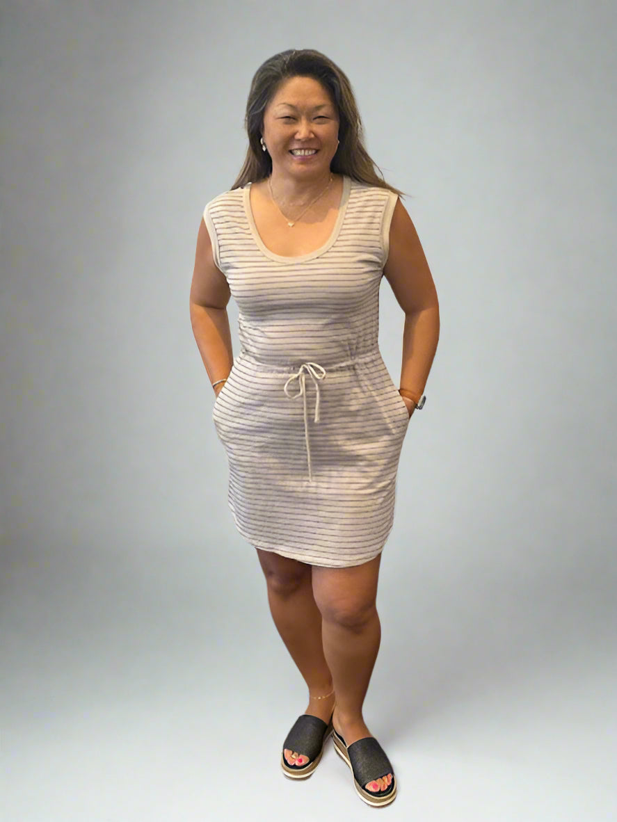 Dayshift Striped Mini Dress Retreat