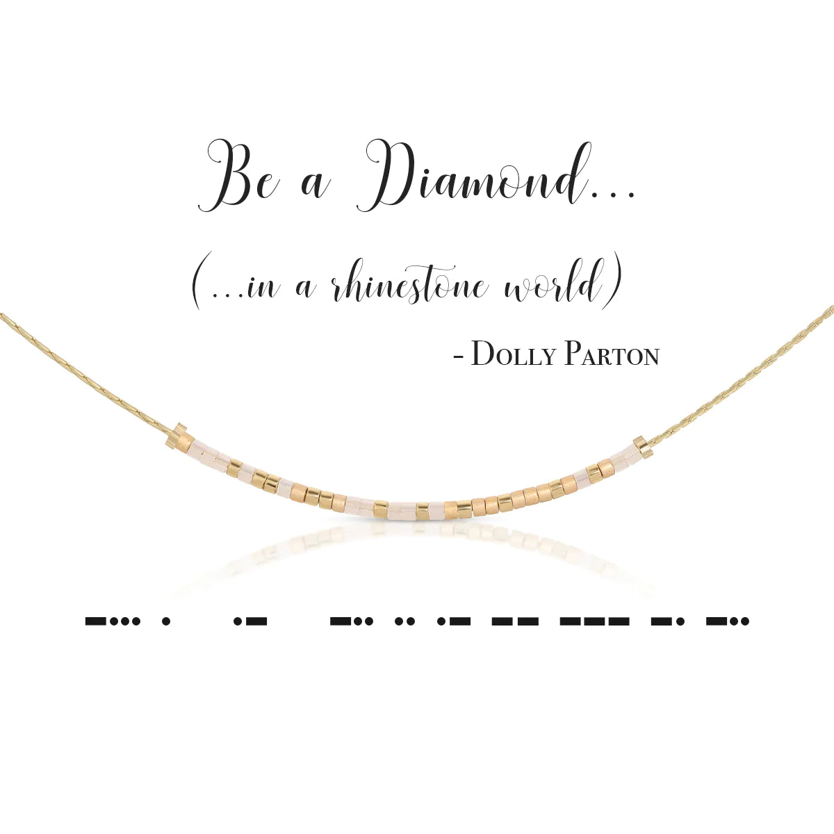 Be A Diamond Dot & Dash Necklace