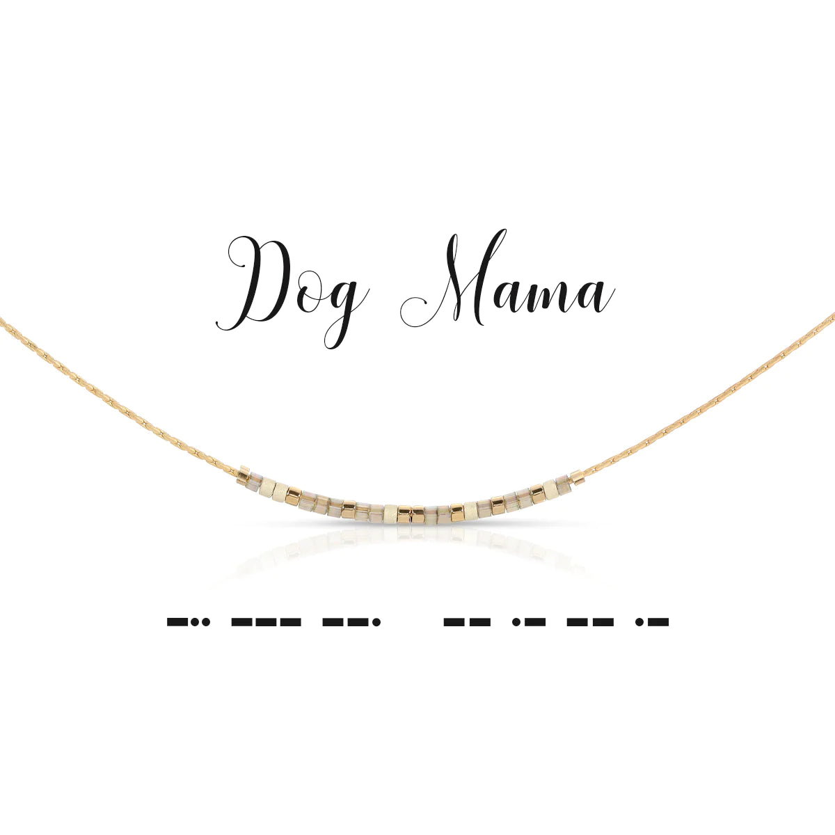 Dog Mama Dot & Dash Necklace
