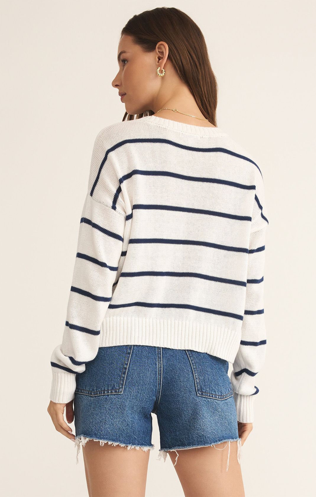 Anchors Away Sweater White
