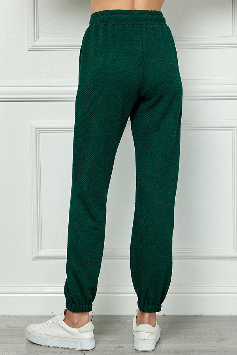 Textured Jogger Pant Burgundy