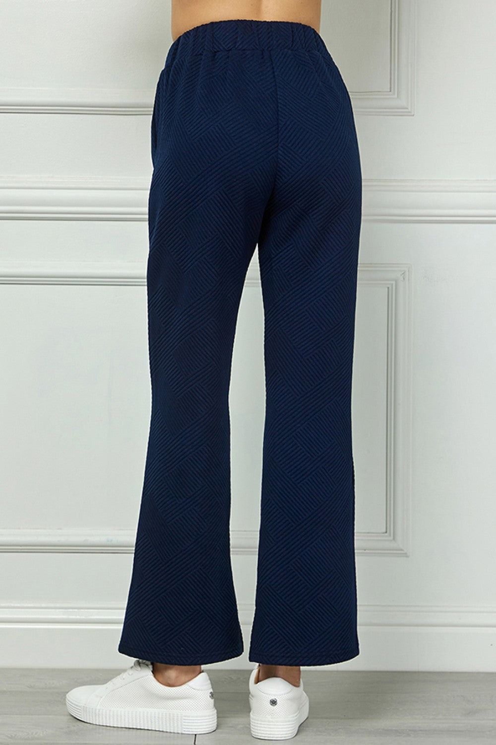 Textured Long Pant Navy