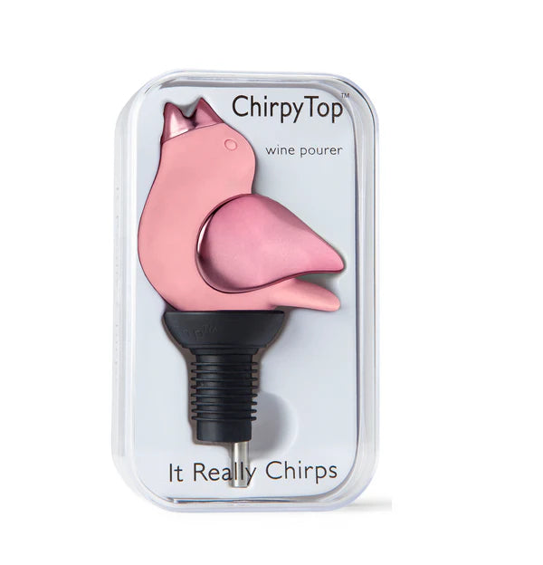 ChirpyTop Wine Pourer Pink/Rose