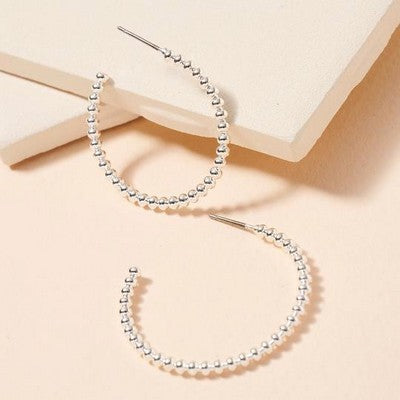 Ruth Silver Hoops