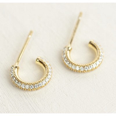 Sofi Hoop Earrings Earrings in Silver or Gold