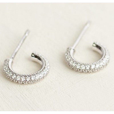 Sofi Hoop Earrings Earrings in Silver or Gold