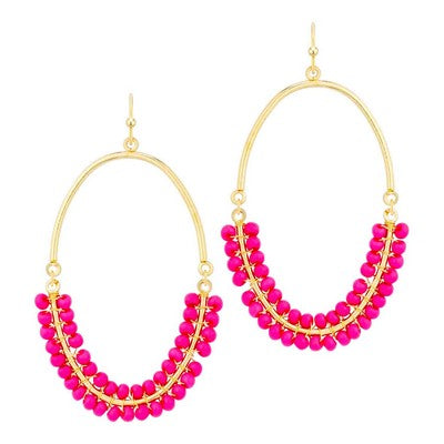 Tali Hot Pink Earrings