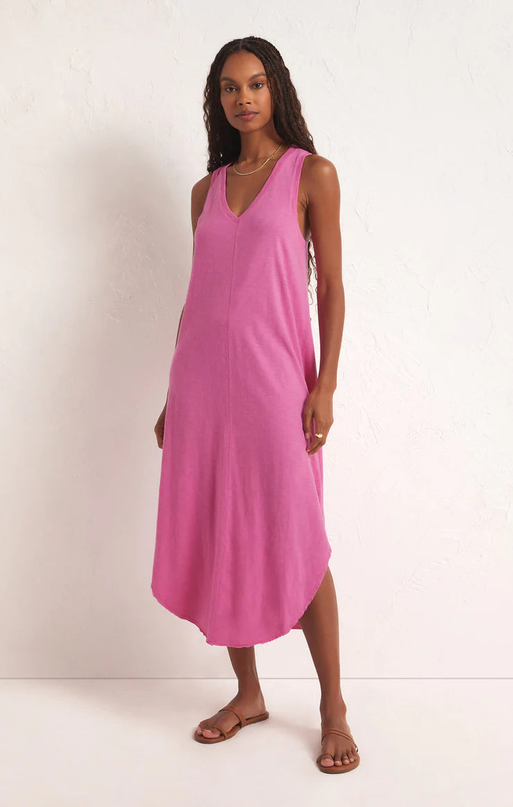The Reverie Slub Dress Heartbreaker Pink